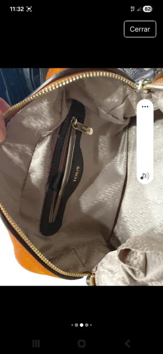 Bolso Tous Piel Marrón/Naranja