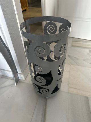 Mueble recibidor cristal y metal