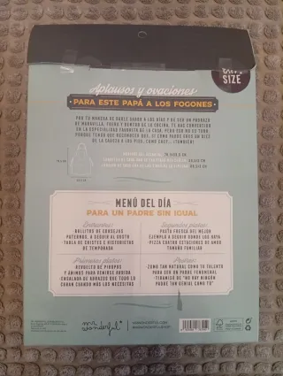 Delantal y manopla Mr Wonderful