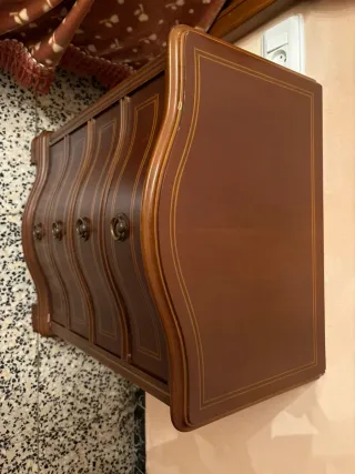 Conjunto muebles dormitorio vintage de madera