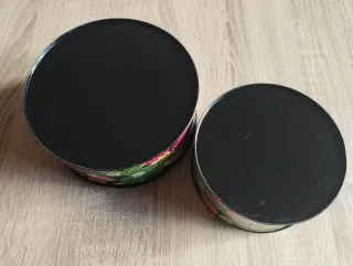 Juego 2 Cajas Metálicas Fresas