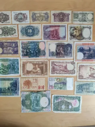 Lote Billetes Españoles Antiguos