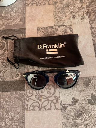 Gafas de sol D.Franklin azul y plateadas