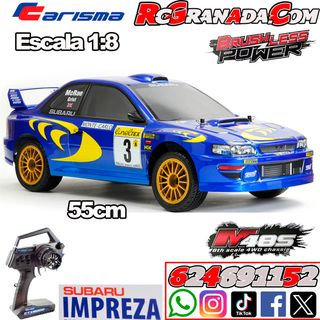 COCHE RALLY 1/8 CARISMA M48S SUBARU IMPREZA