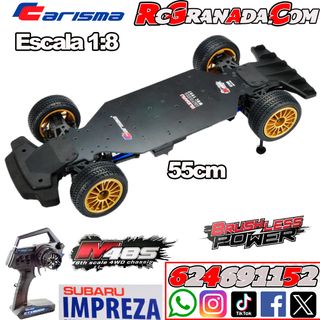 COCHE RALLY 1/8 CARISMA M48S SUBARU IMPREZA