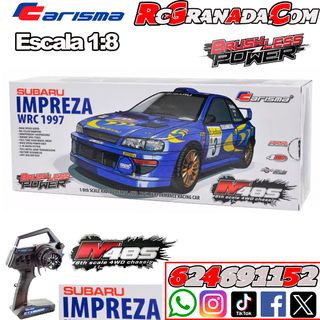 COCHE RALLY 1/8 CARISMA M48S SUBARU IMPREZA