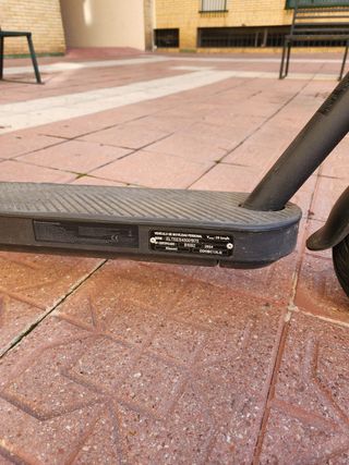 Patinete eléctrico en garantía