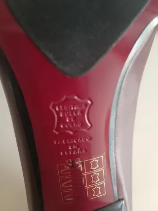 Zapatos Bol-Perdix Burdeos Talla 39 Piel