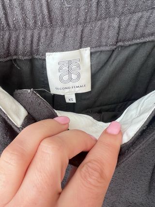 Pantalón Palazzo Gris Mujer