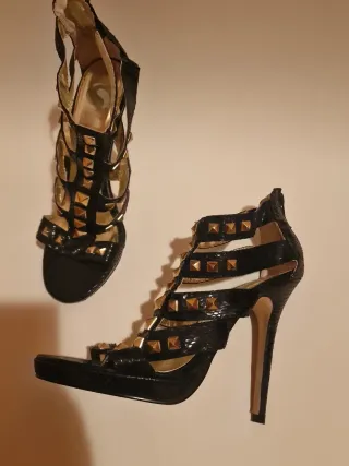 Sandalias Deborah Sach Talla 38 Negras