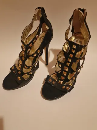 Sandalias Deborah Sach Talla 38 Negras
