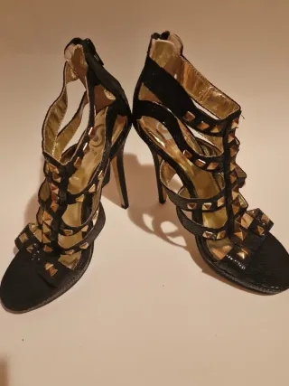 Sandalias Deborah Sach Talla 38 Negras