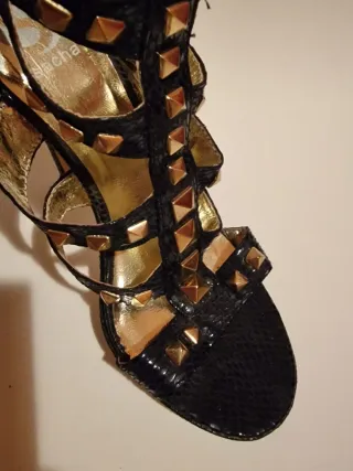 Sandalias Deborah Sach Talla 38 Negras