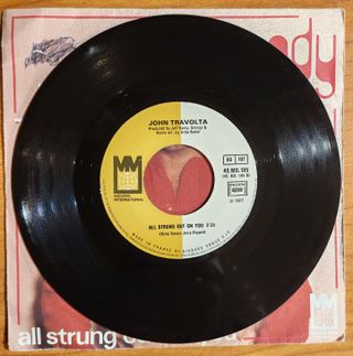 Vinile 45 giri John Travolta - Sandy / All Strung