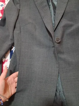 Americana Unit Talla M,Gris,nueva