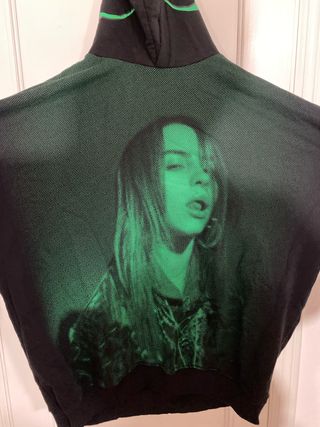 Sudadera Billie Eilish Verde y Negra