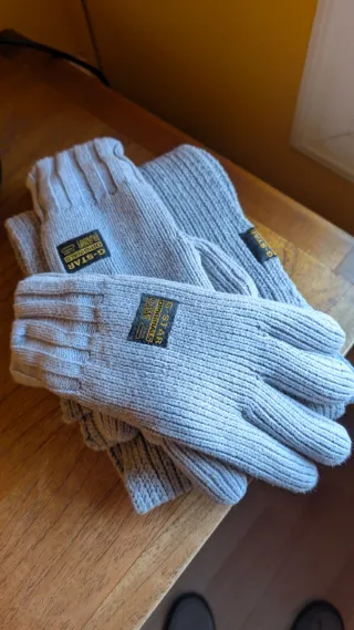 Guantes y Bufanda Grises G-Star Raw