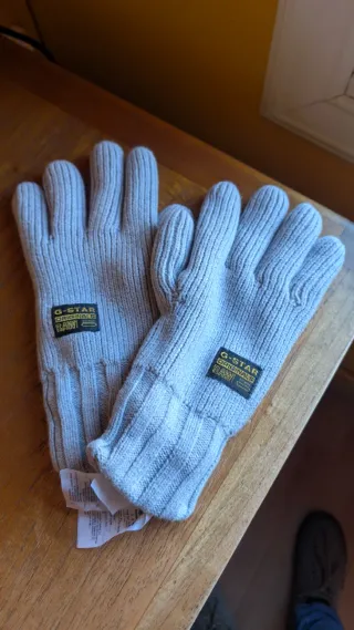 Guantes y Bufanda Grises G-Star Raw