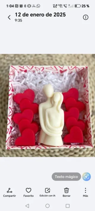Velas artesanales para regalo para SAN VALENTÍN ♥️