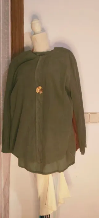 Blusa de pana marrón