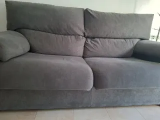 Sofá 3 plazas gris