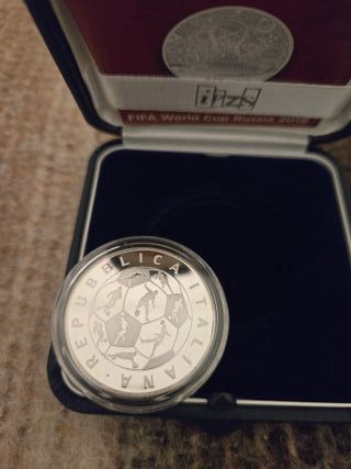 Moneta 10 Euro Ag Proof FIFA World Cup Russia 2018