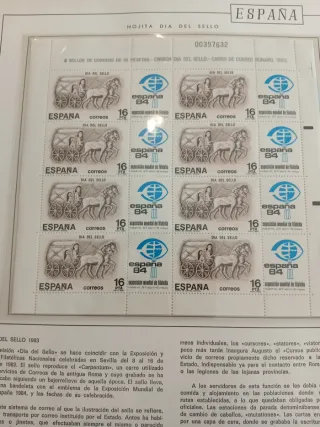 Colección Sellos España con hojas Torres filoestuc