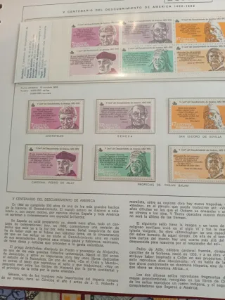 Colección Sellos España con hojas Torres filoestuc