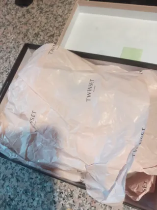 Scarpe Twinset nere con glitter