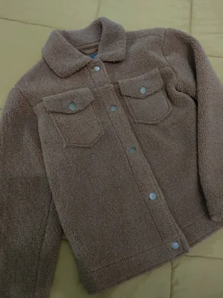 Giubbotto effetto teddy