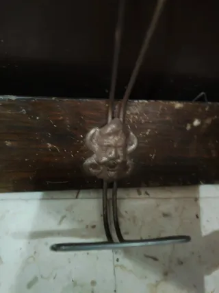 Appendiabiti legno e metallo primi '900