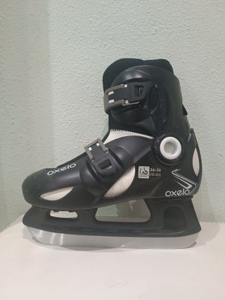 Patines Hielo Niño Ajustables Oxelo T30-32