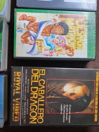 Lote 7 Cintas VHS Películas (preguntar precio)