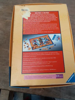 Juego de mesa Think Memo Crime Ravensburger