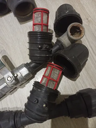 3 Llaves de bola 32 mm, filtros