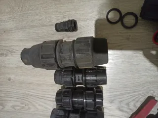 3 Llaves de bola 32 mm, filtros