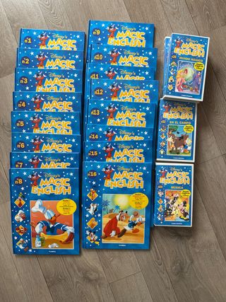 Libros de ingles de Disney Magic English