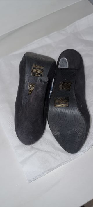 Zapatos Mustang Tacón Peep Toe Talla 41