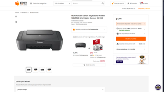 Canon PIXMA MG2556S Impresora Multifunción