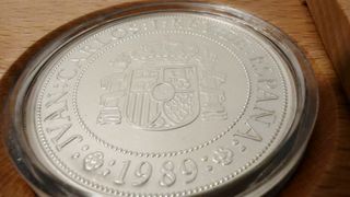 1,6 Oz plata pura 5000 ptas del V centena Serie I