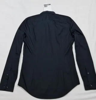 Camisa Love Moschino Milano Manga Larga Negra.