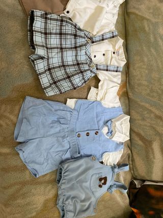 Conjunto 5 trajes niño 6/9 meses