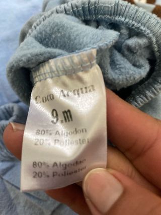 Conjunto 5 trajes niño 6/9 meses