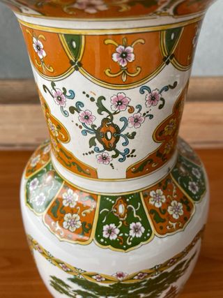 Vaso Porcellana Cinese vintage Decorato a Mano