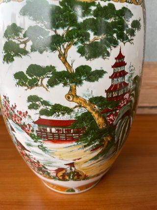 Vaso Porcellana Cinese vintage Decorato a Mano