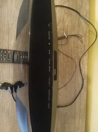 Minicadena Panasonic Negra