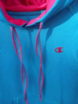 Felpa Champion Blu/Rosa Taglia M