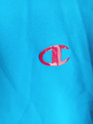 Felpa Champion Blu/Rosa Taglia M