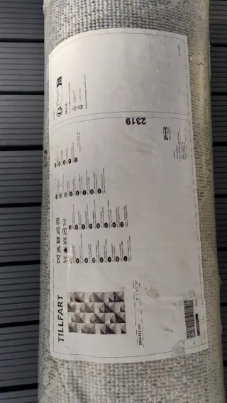 Tappeto 2x3m, IKEA Pelo corto Grigio/Bianco/Nero