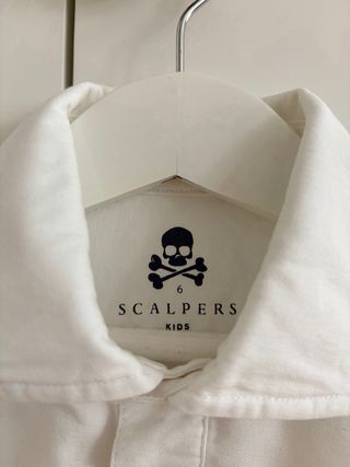 Camisa blanca Scalpers niño